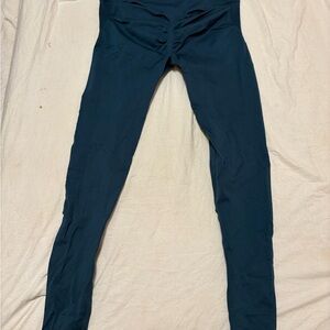 Teal Butt-Scrunch Leggings